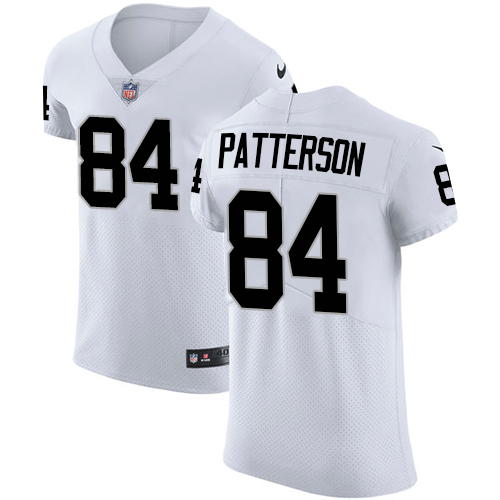 Nike Raiders #84 Cordarrelle Patterson White Men's Stitched NFL Vapor Untouchable Elite Jersey